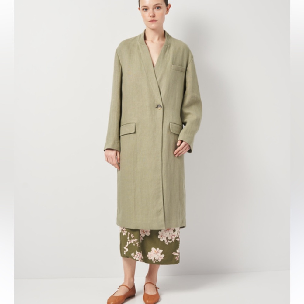 Zara Linen Coat